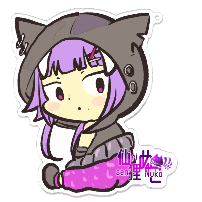 アクリルキーホルダー - 100 x 100 (mm)