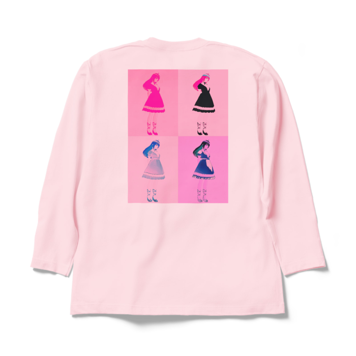 ロングスリーブTシャツ - XL - ライトピンク