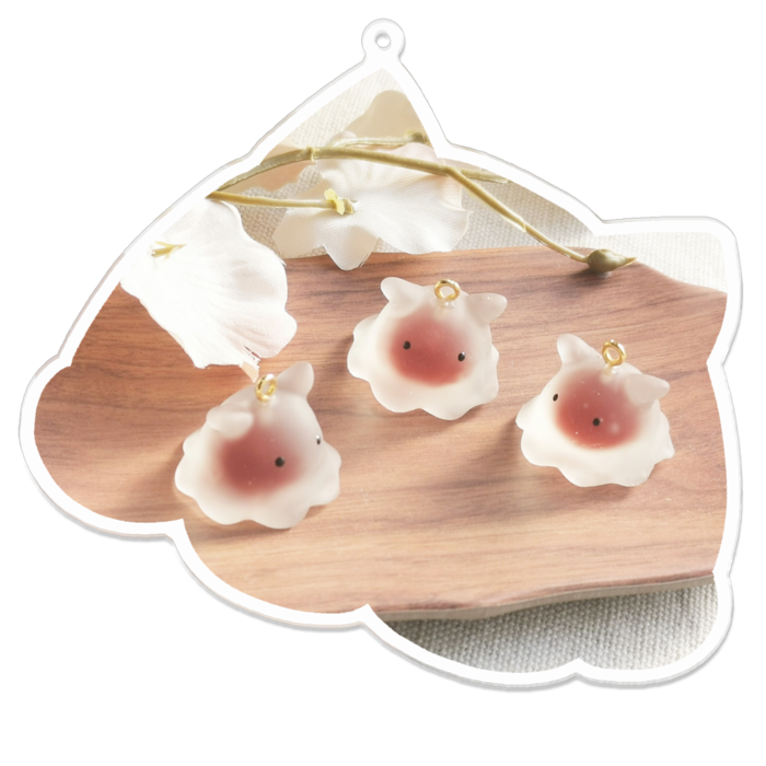 アクリルキーホルダー - 100 x 100 (mm)