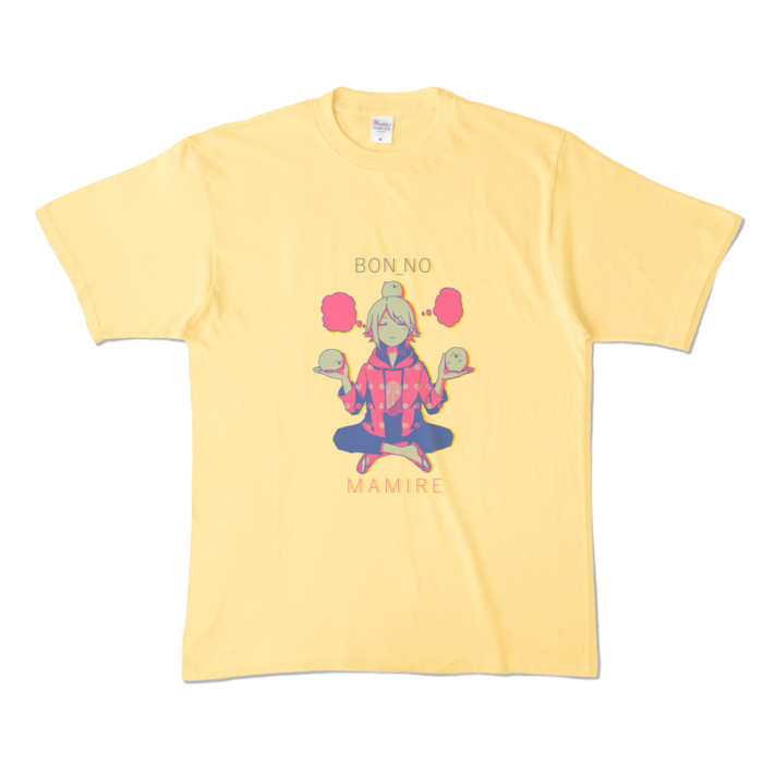カラーTシャツ - XL - ライトイエロー (淡色)