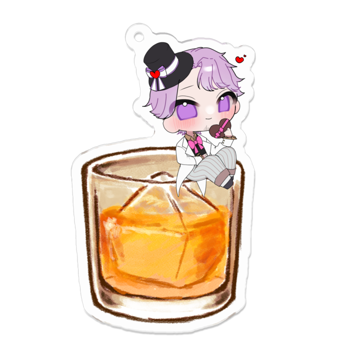 アクリルキーホルダー - 70 x 70 (mm)