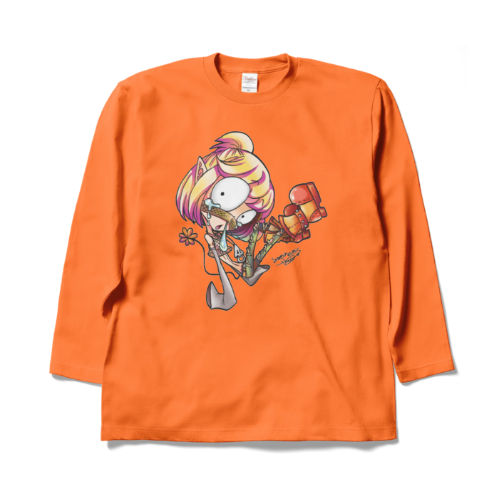 ロングスリーブTシャツ - XL - オレンジ