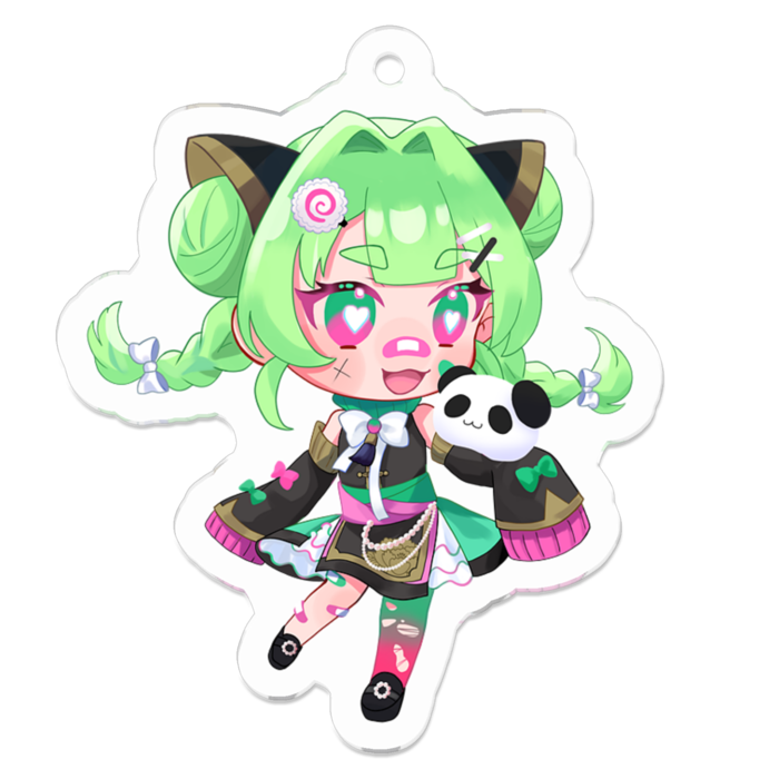 アクリルキーホルダー - 50 x 50 (mm)