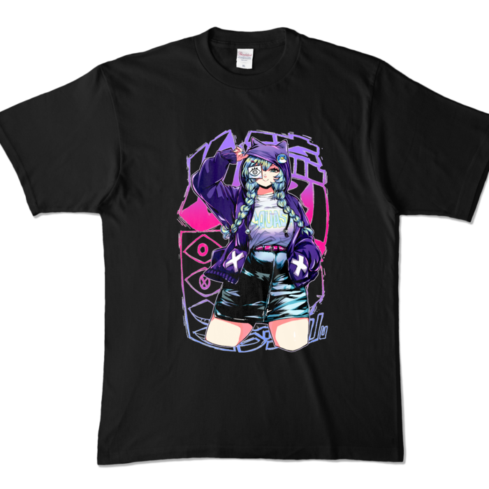 カラーTシャツ - XL - ブラック (濃色)