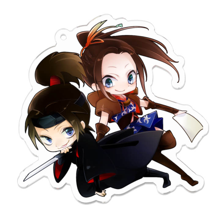 アクリルキーホルダー - 70 x 70 (mm)