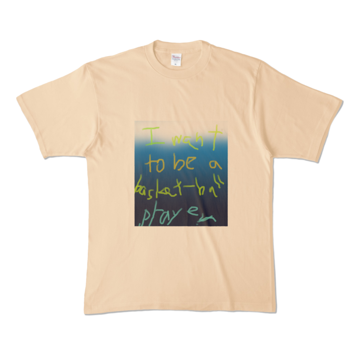 カラーTシャツ - XL - ナチュラル (淡色)