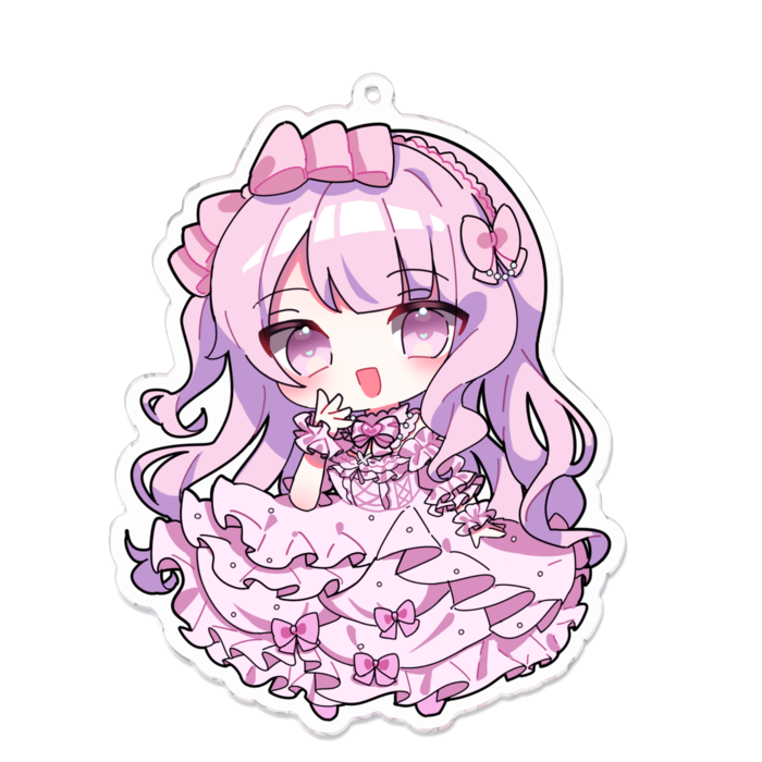 アクリルキーホルダー - 100 x 100 (mm)