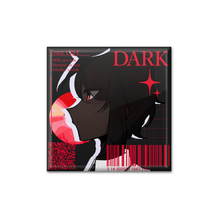 缶バッジ - 四角形40mm