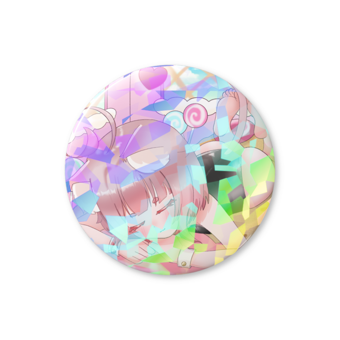 ホログラム缶バッジ - 76mm