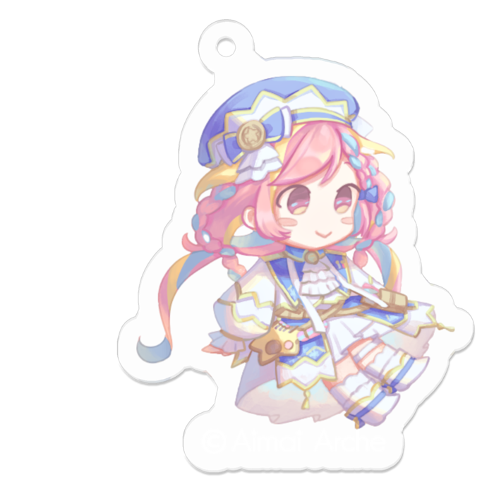 アクリルキーホルダー - 50 x 50 (mm)