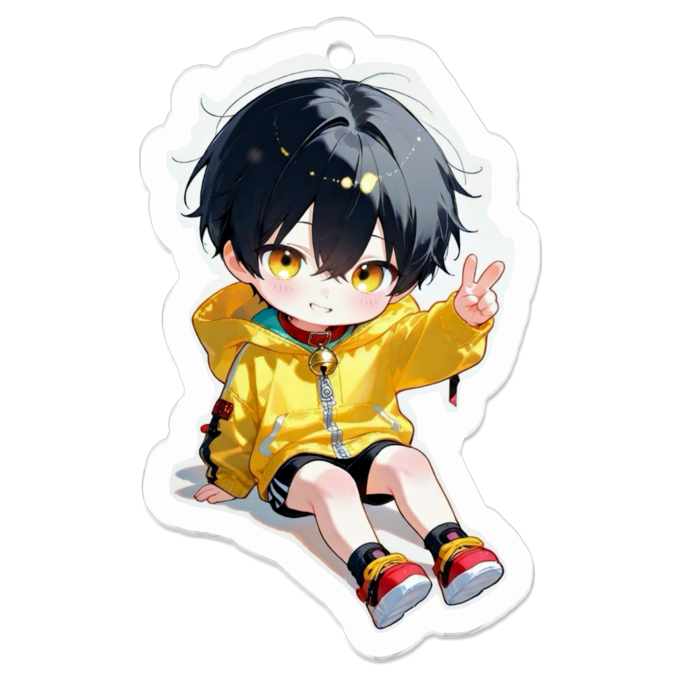 アクリルキーホルダー - 50 x 50 (mm)