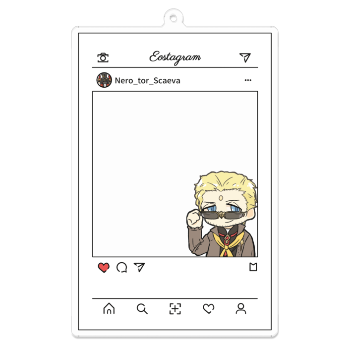 アクリルキーホルダー - 100 x 100 (mm)