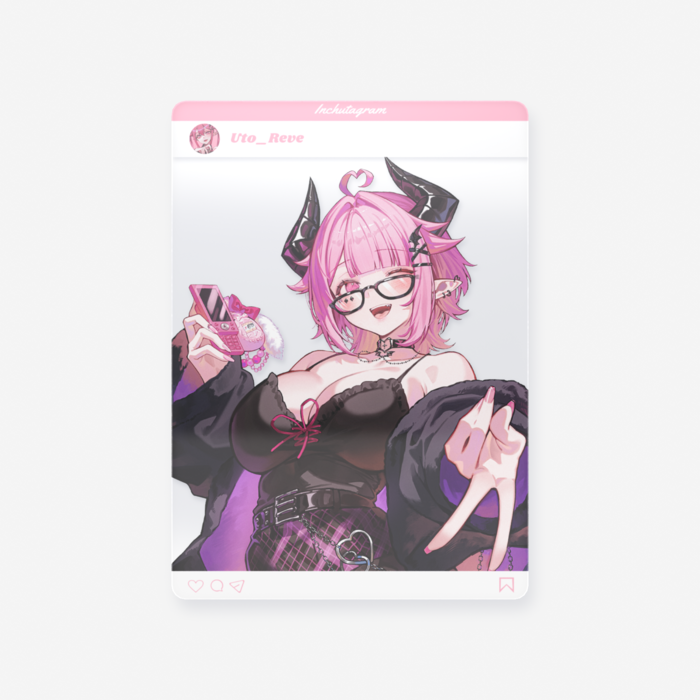 ②3周年記念イラスト（メガネあり）