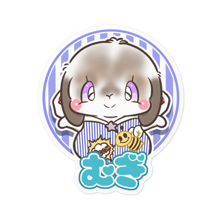 ステッカー - 100 x 100 (mm)