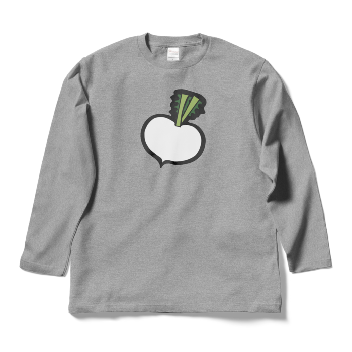 ロングスリーブTシャツ - L - 杢グレー