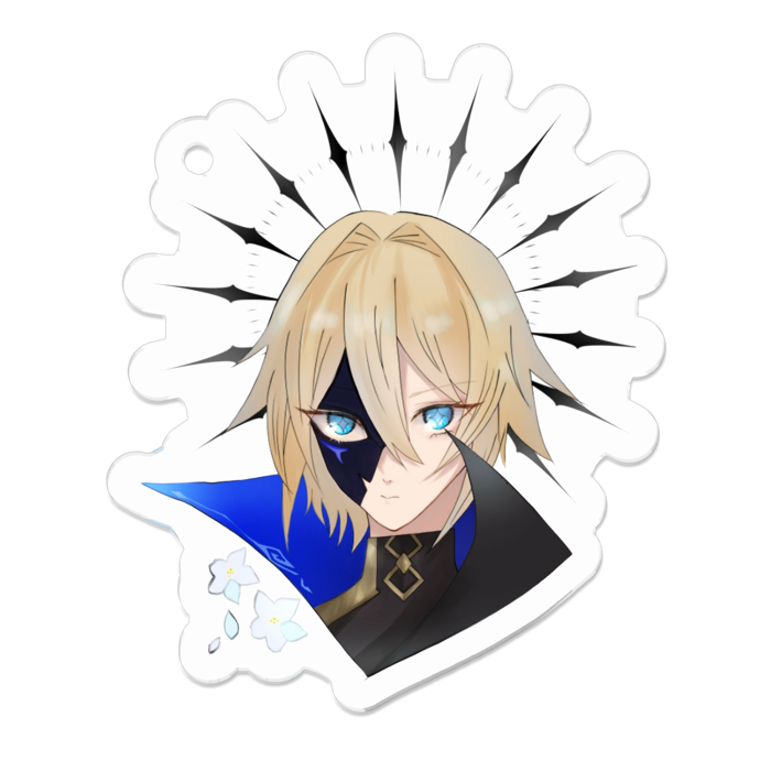 アクリルキーホルダー - 50 x 50 (mm)