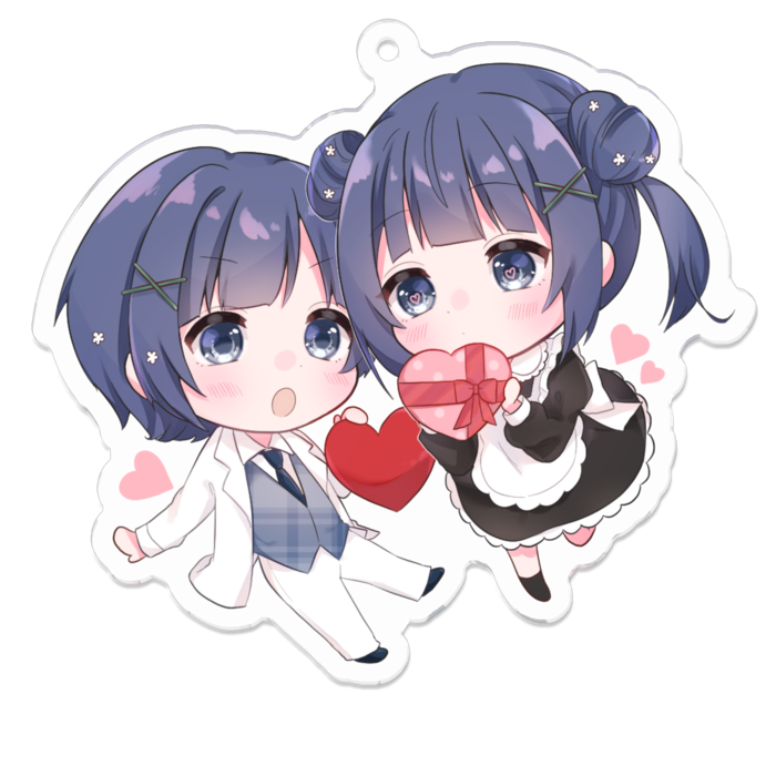 アクリルキーホルダー - 70 x 70 (mm)