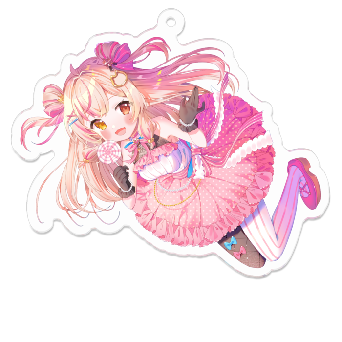 アクリルキーホルダー - 70 x 70 (mm)