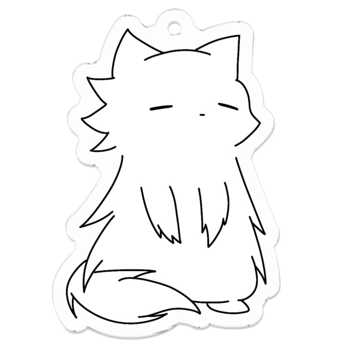 アクリルキーホルダー - 50 x 50 (mm)