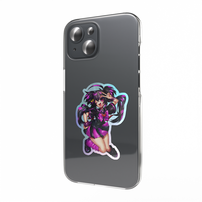 オーロラスマホステッカー - 縦