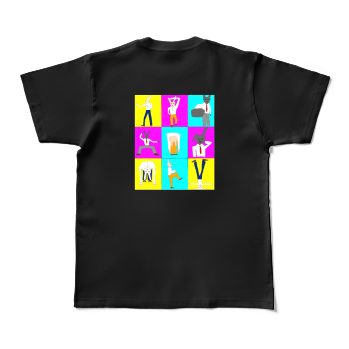 カラーTシャツ - M - ブラック (濃色)
