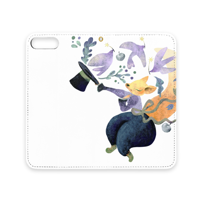 手帳型iPhoneケース（ベルトなし） - iPhone 8 Plus / 7 Plus - ストラップ穴 あり