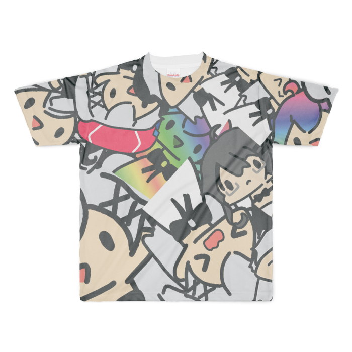 フルグラフィックTシャツ - XL - 両面印刷