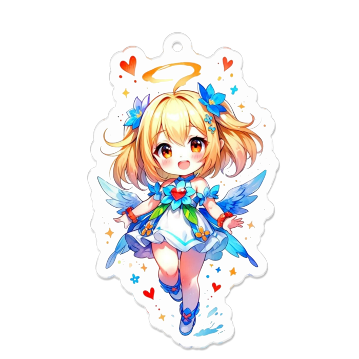 アクリルキーホルダー - 70 x 70 (mm)
