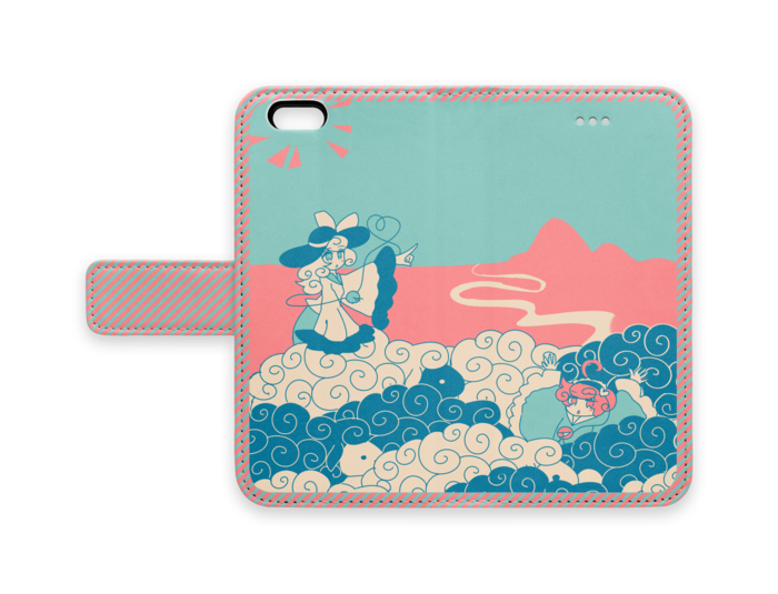 手帳型iPhoneケース - iPhone6 - ストラップ穴 なし