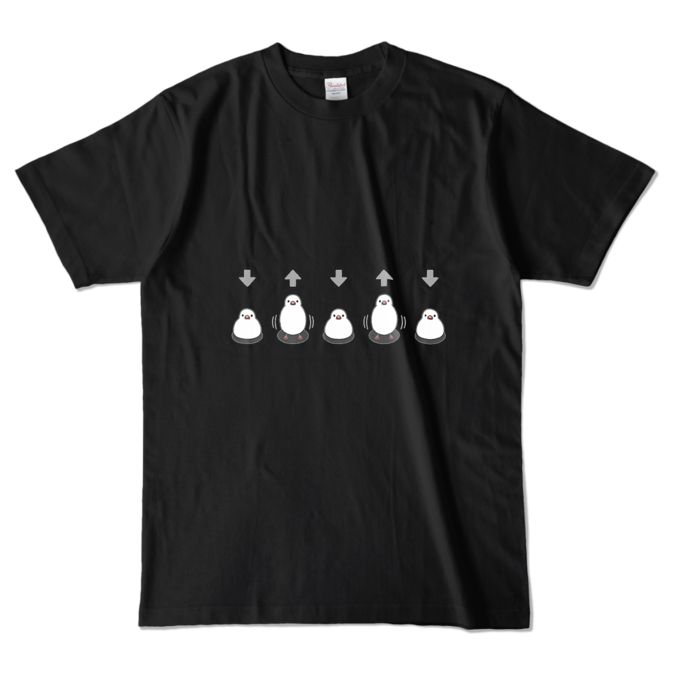 カラーTシャツ 黒色 L