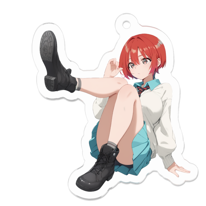 アクリルキーホルダー - 50 x 50 (mm)