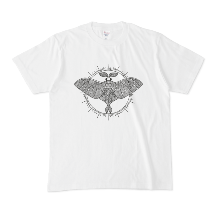 オオミズアオ線画tシャツ アトリエ蟲人 Booth