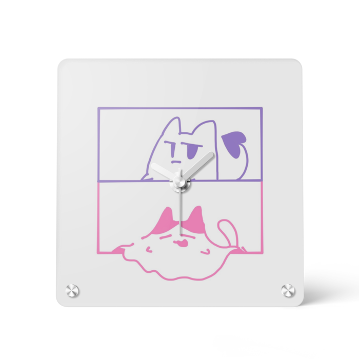 アクリル時計 - 150x150mm