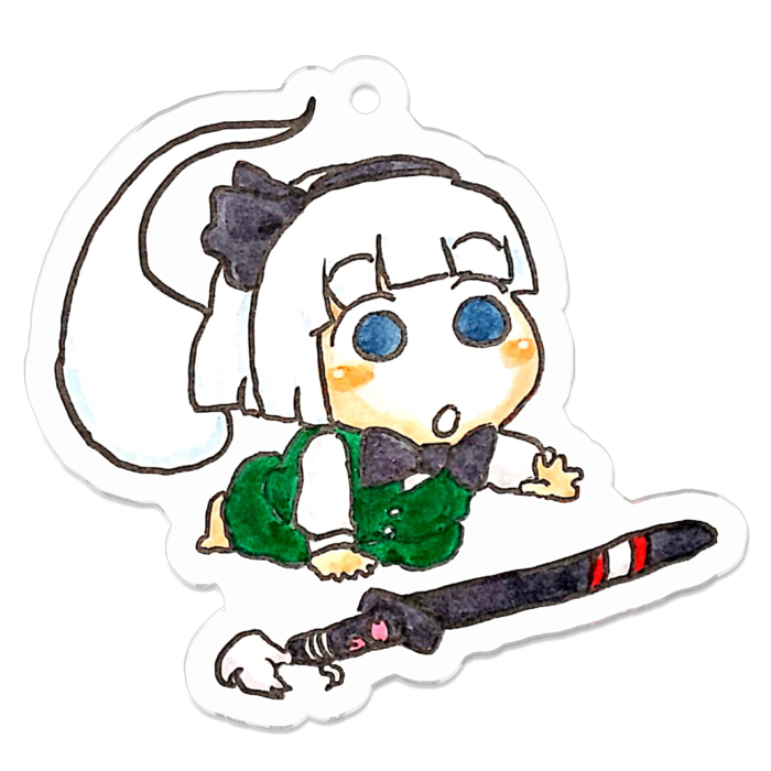 アクリルキーホルダー - 50 x 50 (mm)