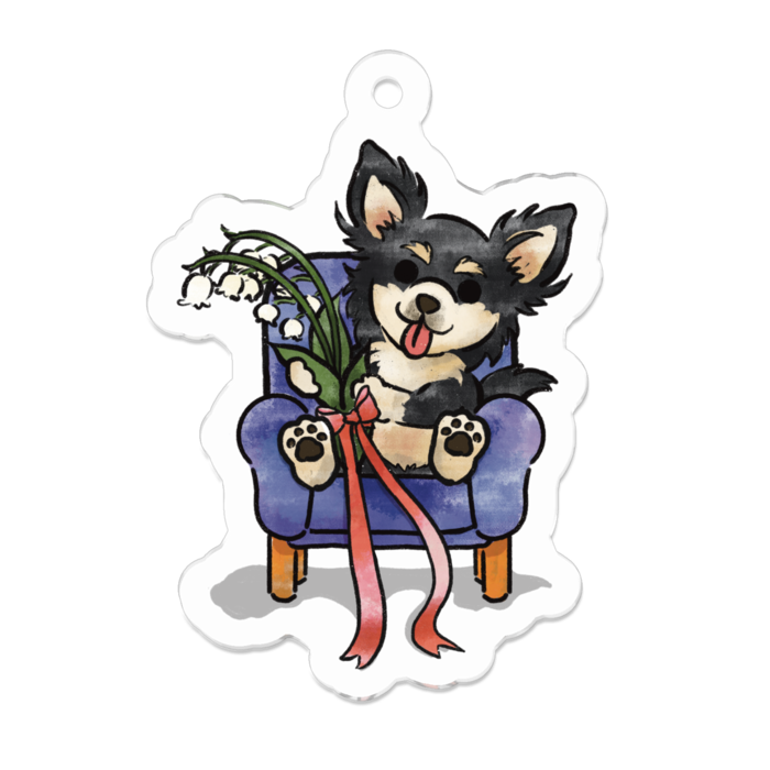 アクリルキーホルダー - 50 x 50 (mm)