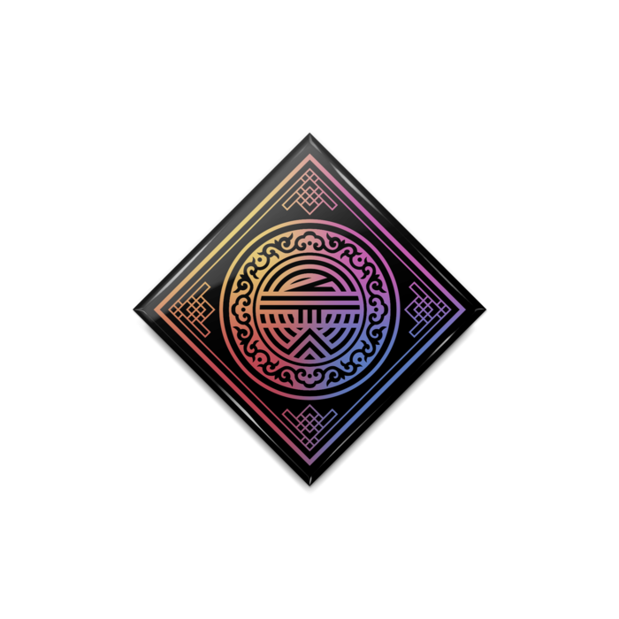 缶バッジ - ひし形40mm