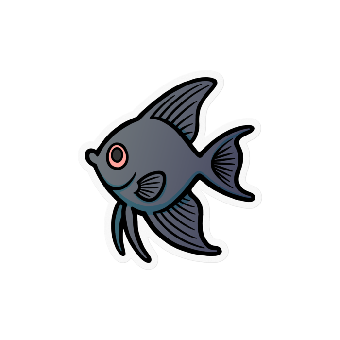 ブラック（クリアステッカー）