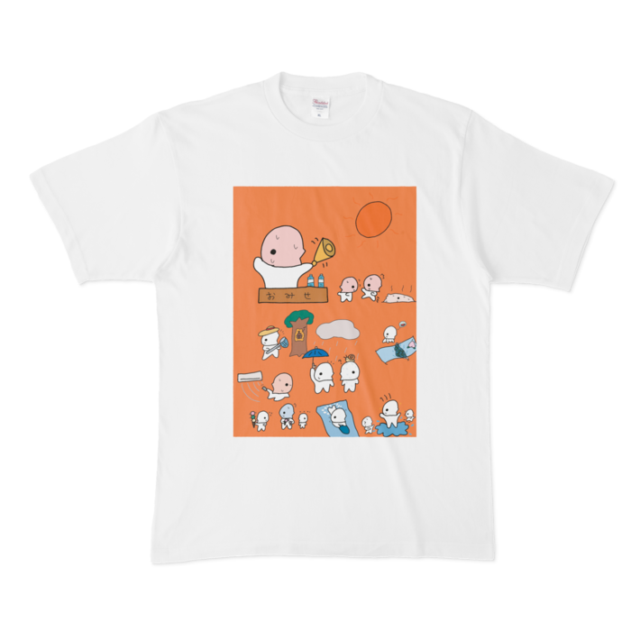 Tシャツ - XL - 白 - 早めの夏