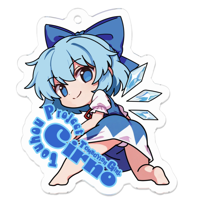 アクリルキーホルダー - 50 x 50 (mm)