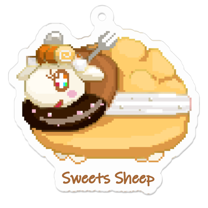 おやつシープ- 50 x 50 (mm)