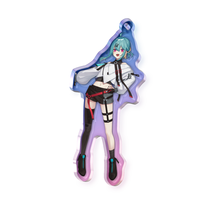 オーロラアクキー(6等身 70 × 70mm)