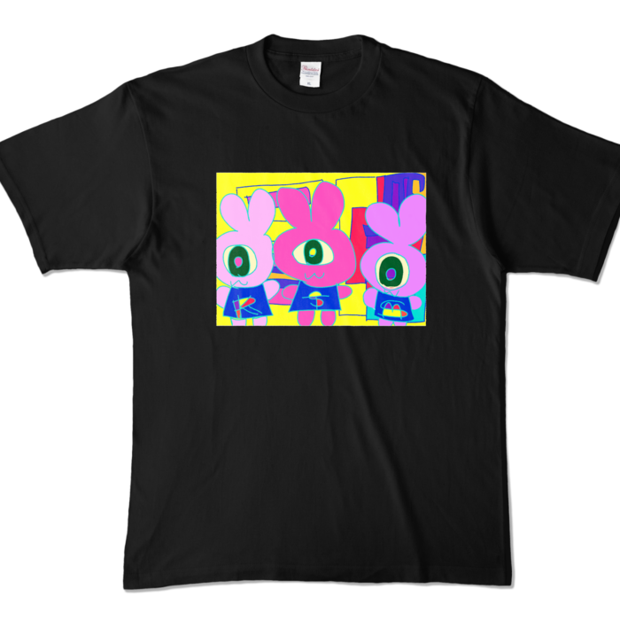 カラーTシャツ - XL - ブラック (濃色)