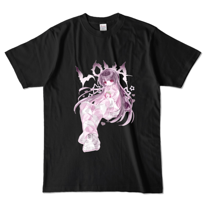 カラーTシャツ - L - ブラック (濃色)