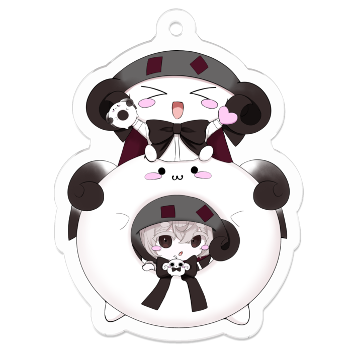 博士(本無)アクリルキーホルダー - 50 x 50 (mm)