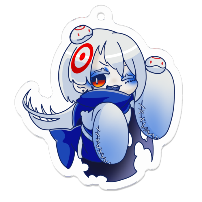 アクリルキーホルダー（コーティング） - 50 x 50 (mm)