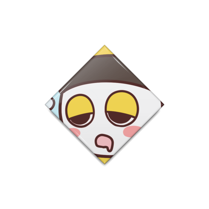 缶バッジ - ひし形40mm