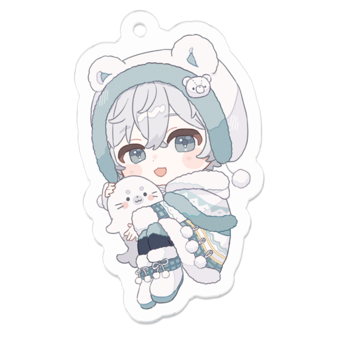 アクリルキーホルダー - 50 x 50 (mm)