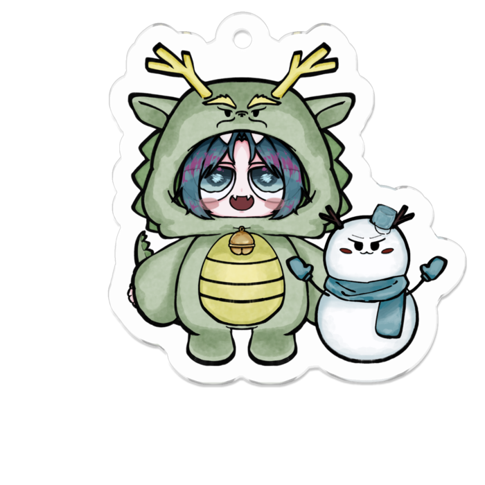 アクリルキーホルダー - 50 x 50 (mm)