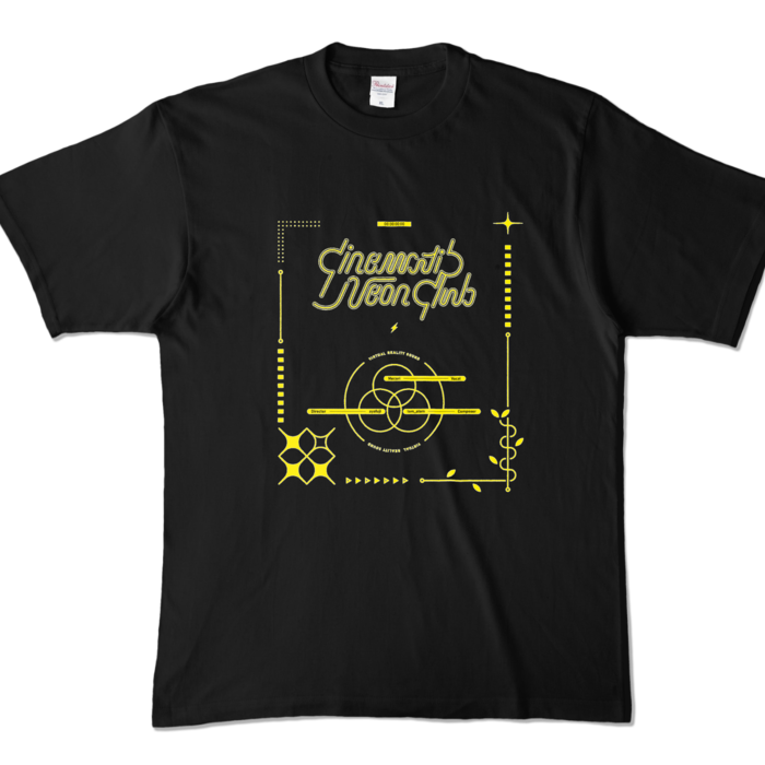 カラーTシャツ - XL - ブラック