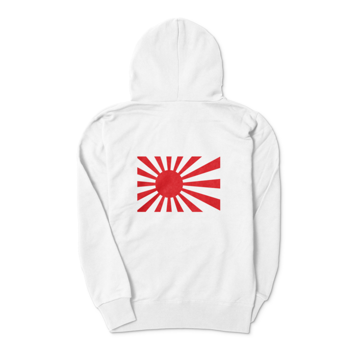 ジップパーカー - S - 背面